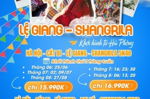 CÁT BI - LỆ GIANG - SHANGRILA
